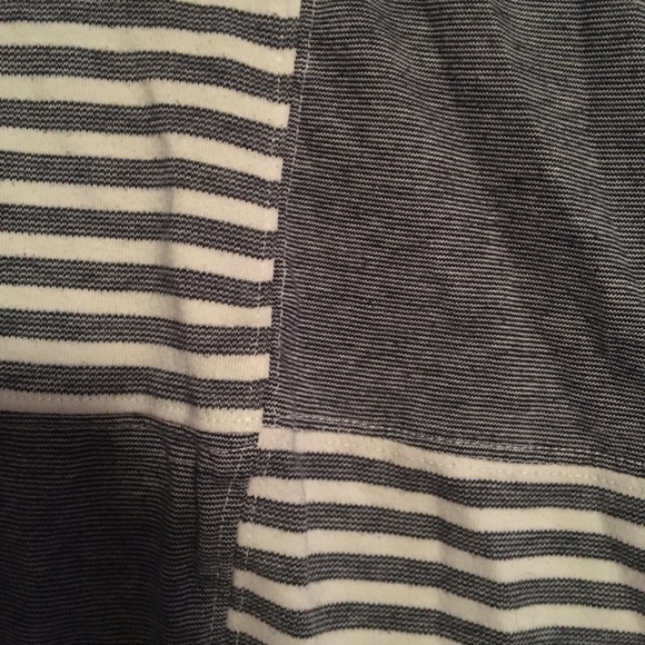 ⭐️ Striped Boho Peasant Modern Block Minimal Farm Hipster Street Grunge Top - Picture 2 of 2